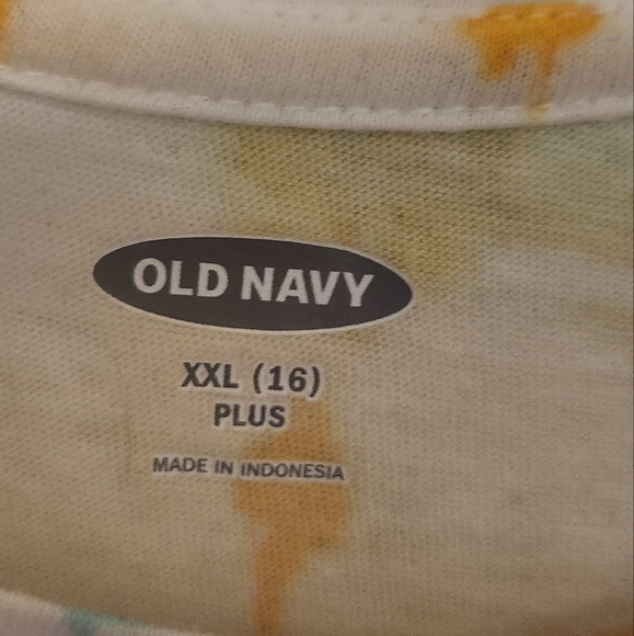 Old Navy Girl's Front Tie Short Sleeve Shirt Size 16 Plus White - Picture 3 of 7